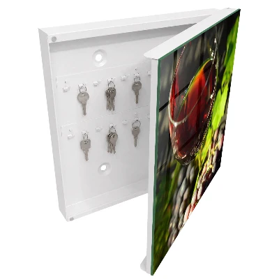 Key box for wall Grapes and wine