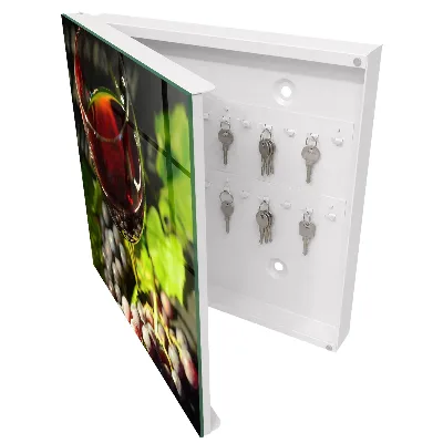 Key box for wall Grapes and wine
