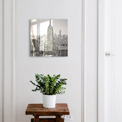 Wall mounted key box City panorama