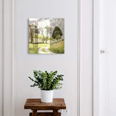 Key cabinet Mountain landscape