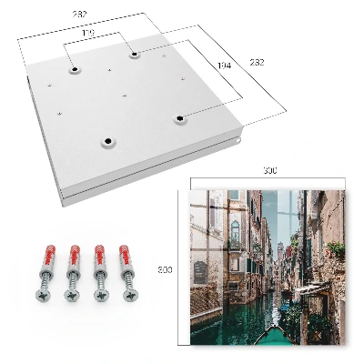 Key box for wall Venetian canal