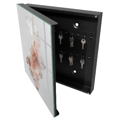 Wall mounted key box Liquid elegance