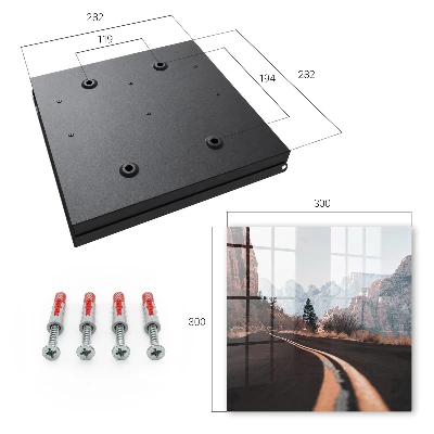 Wall mounted key box Road in the mountains
