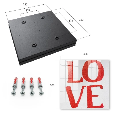 Key cabinet Red love