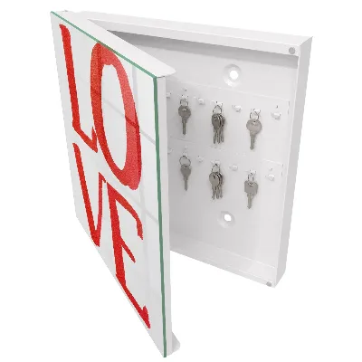 Key cabinet Red love