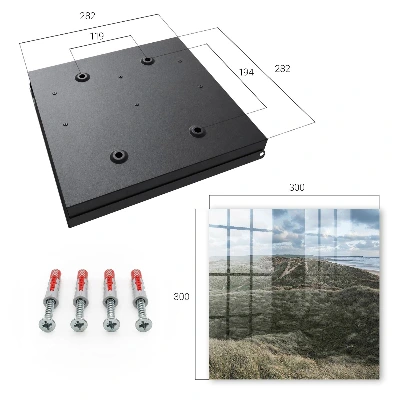 Wall mounted key box Green hills