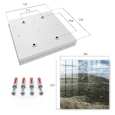 Wall mounted key box Green hills