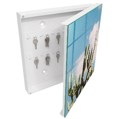 Key box for wall Green cactus