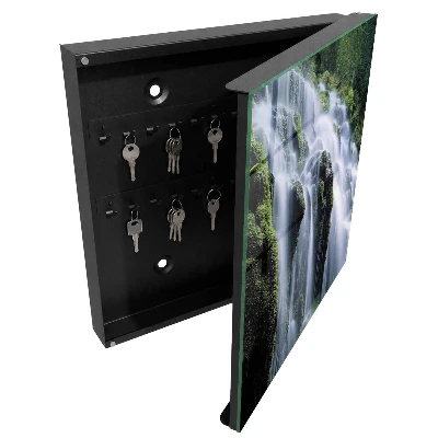 Wall mounted key box Green waterfall