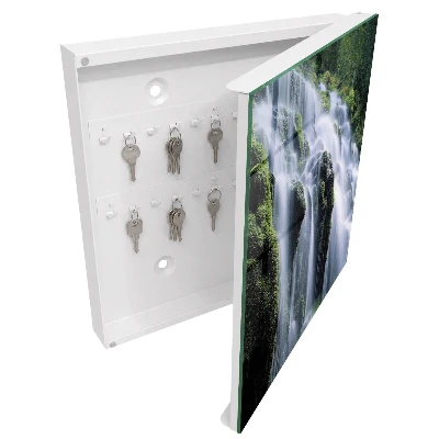 Wall mounted key box Green waterfall