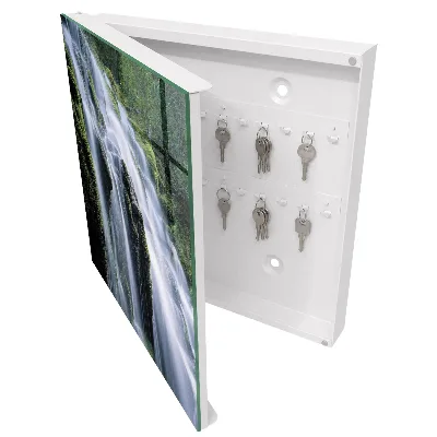 Wall mounted key box Green waterfall