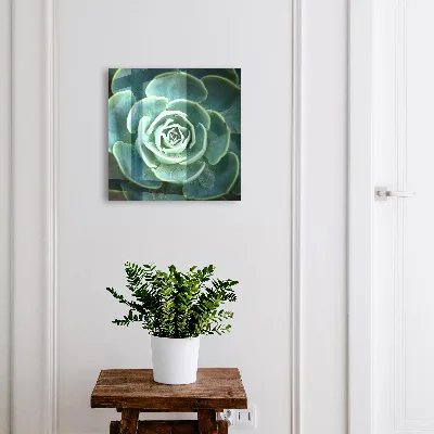 Wall mounted key box Green rosette