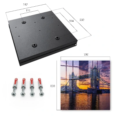 Wall mounted key box Magical view