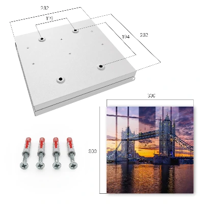 Wall mounted key box Magical view