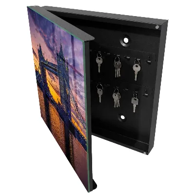 Wall mounted key box Magical view