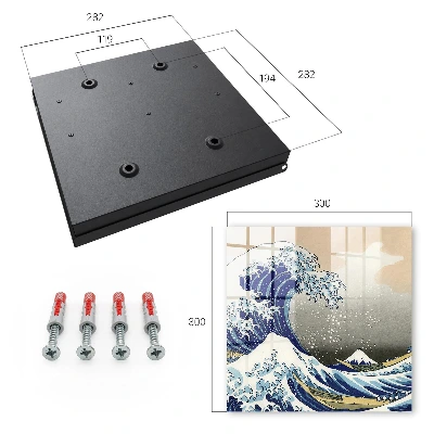 Key cabinet Great Wave