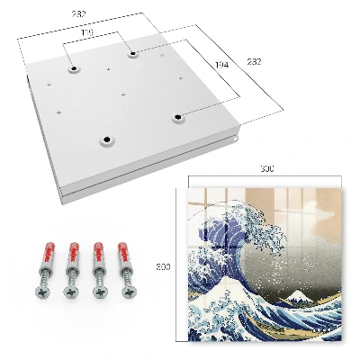 Key cabinet Great Wave