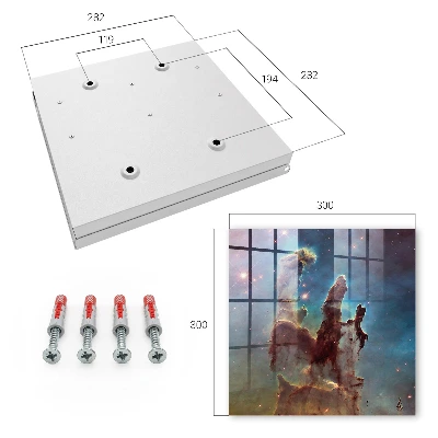 Wall mounted key box Cosmic vision