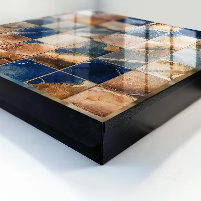 Wall mounted key box Marble mosaic