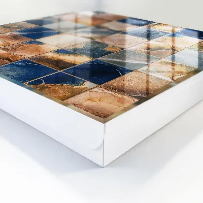 Wall mounted key box Marble mosaic