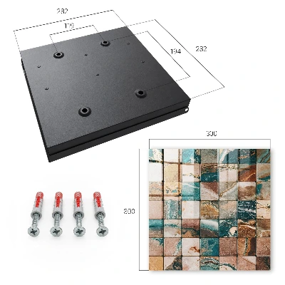Key cabinet Tonal mosaic