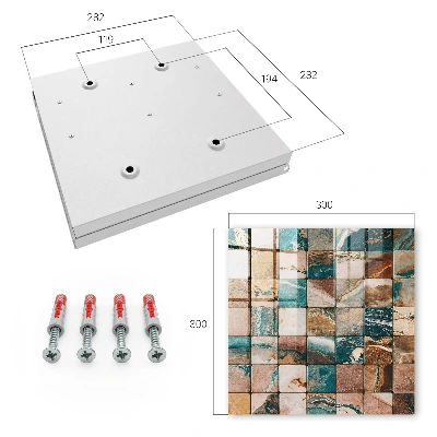 Key cabinet Tonal mosaic