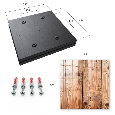 Key cabinet Wood grain
