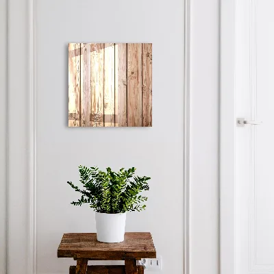 Key box for wall Wooden planks