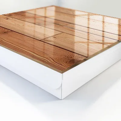 Wall mounted key box Wooden planks