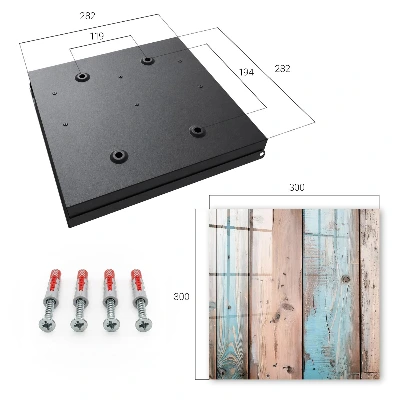 Key box for wall Pastel wood