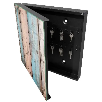 Key box for wall Pastel wood