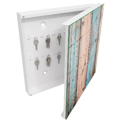 Key box for wall Pastel wood