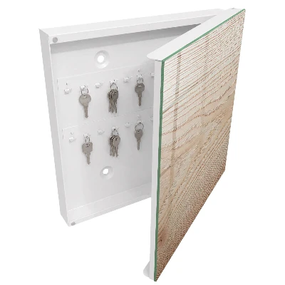 Key box for wall Wood texture
