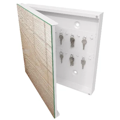 Key box for wall Wood texture