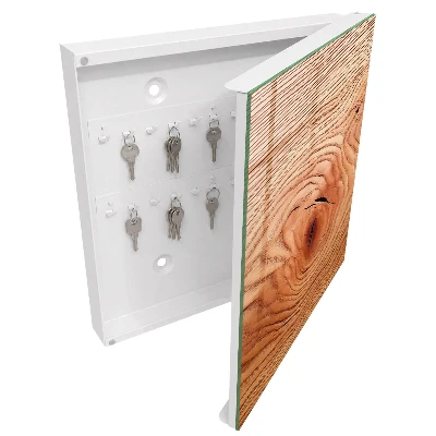 Wall mounted key box Wood grain