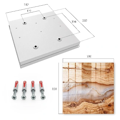 Key cabinet Wood pattern