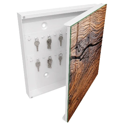 Key box for wall Wood texture