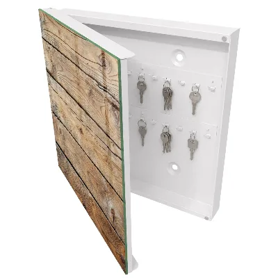 Key cabinet Wooden planks