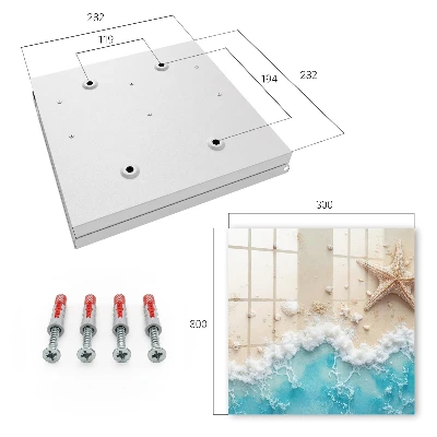 Key box for wall Summer beach