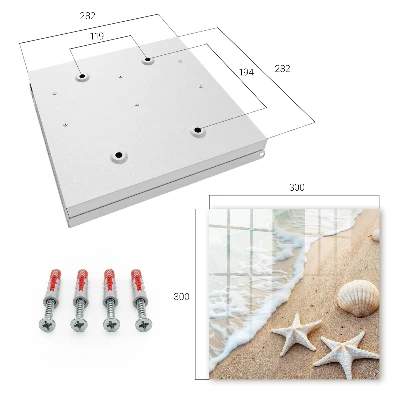 Wall mounted key box Paradise beach