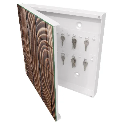Key box for wall Wood waves