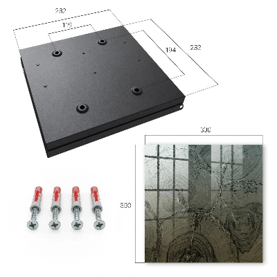 Wall mounted key box Wood structure