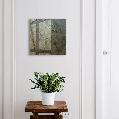 Wall mounted key box Wood structure