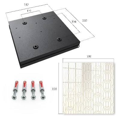 Key box for wall Geometric arches