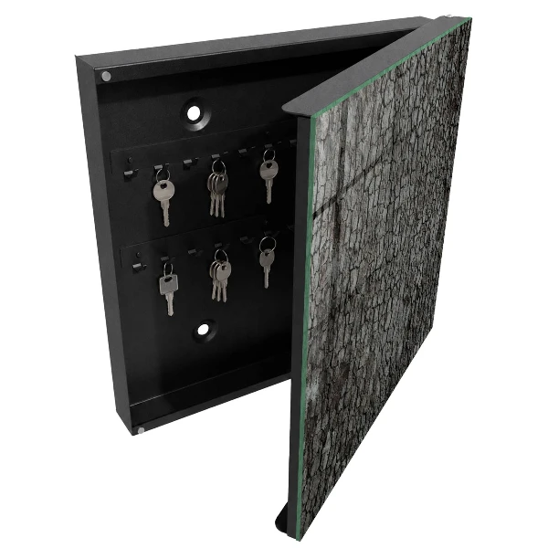 Key cabinet Tree bark