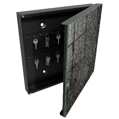 Key cabinet Tree bark