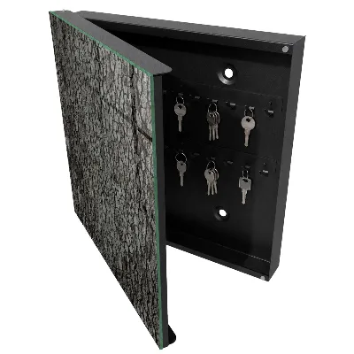 Key cabinet Tree bark