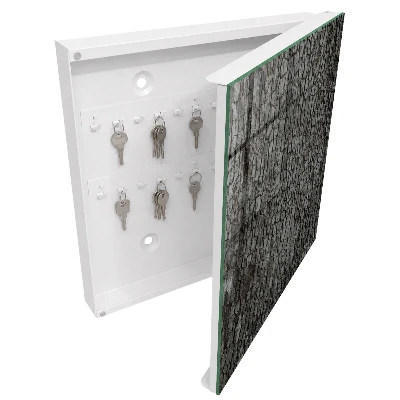Key cabinet Tree bark
