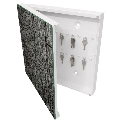 Key cabinet Tree bark