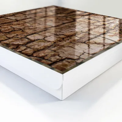 Key box for wall Tree bark